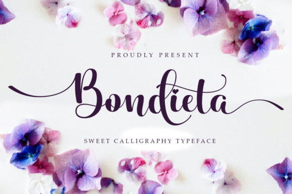 Bondieta Script: A Handwritten Touch for Every Design