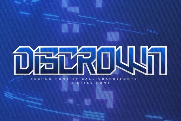 Discrown: A Bold and Futuristic Display Font for Modern Design