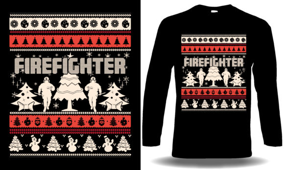 Firefighter Christmas Designs for Creative Projects
