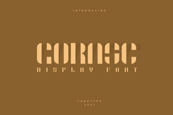 Gorasc: A Modern Display Font for Creative Design
