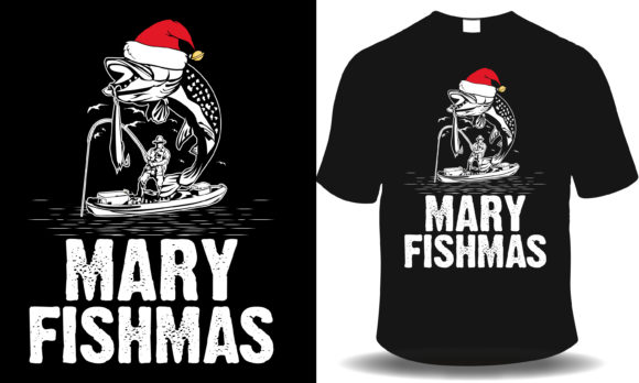 Mary Fishmas Christmas T-shirt: A Unique Design for Print-on-Demand Businesses