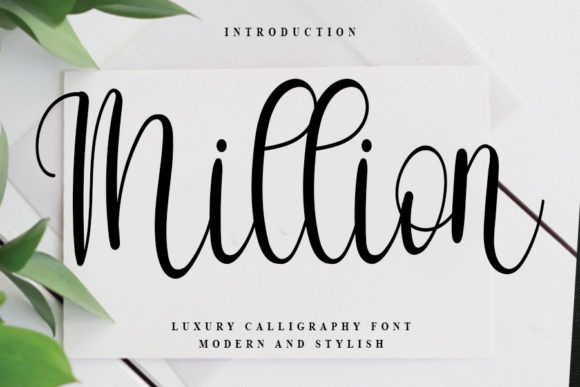 Million Font: A Handwritten Touch for Every Design