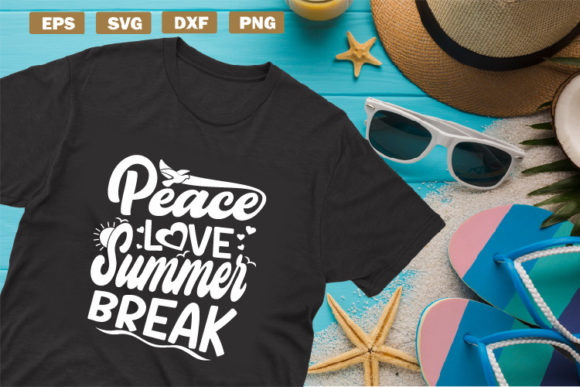 Summer Quotes SVG Peace Love Summer